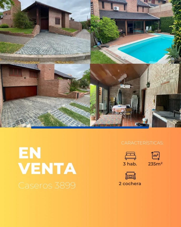 VENDO Casa APTO CREDITO Casa de categoria a minutos del centro - Seguridad, confort y pileta